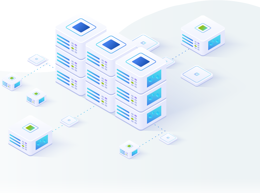 Illustration des serveurs